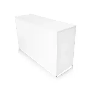 6ft Blanc Registration Counter (Cable Grommets)