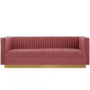 AUDREY DUSTY ROSE SOFA