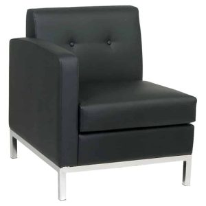 Madison Black Right Armchair