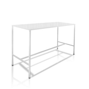 Bali White Communal Bar Table Rental