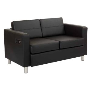 Spark Black Loveseat (Powered)