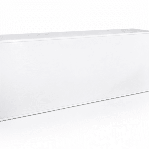 8ft blanc registration counter rental